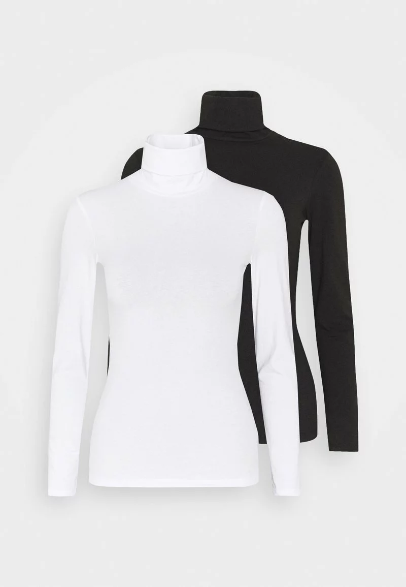 Anna Field 2 PACK - Langarmshirt - Black/white 6 Anna Field 2 PACK - Langarmshirt - Black/white – Bild 4