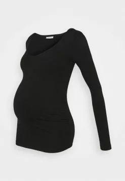 Anna Field MAMA V NECK BASIC LONG SLEEVE TOP - Langarmshirt - Bordeaux -Anna Field Geschäft 13122de988ef4e02a9ff3959d4901d1f