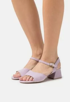 Anna Field LEATHER - Riemensandalette - Lilac