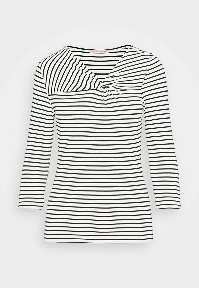 Anna Field Langarmshirt - White/black 7 Anna Field Langarmshirt - White/black – Bild 5