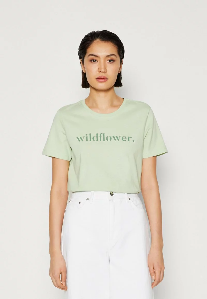Anna Field T-Shirt Print - Green 3 Anna Field T-Shirt Print - Green