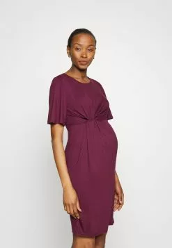 Anna Field MAMA SLEEVES MINI DRESS - Jerseykleid - Purple