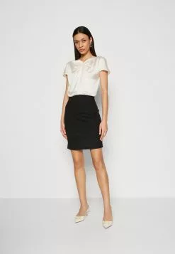 Anna Field Etuikleid - Off White/black