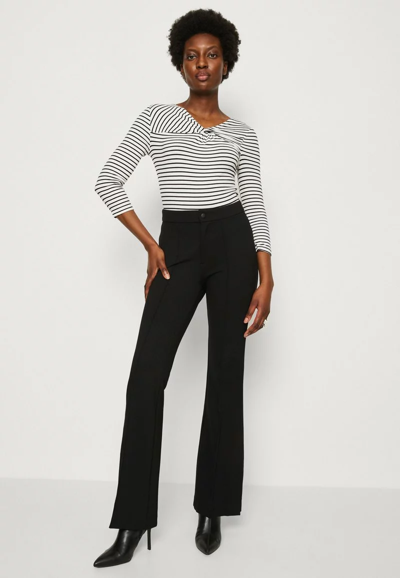 Anna Field Langarmshirt - White/black 6 Anna Field Langarmshirt - White/black – Bild 4