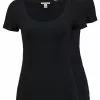Anna Field 2 PACK - T-Shirt Basic - Black