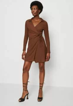 Anna Field Freizeitkleid - Dark Brown -Anna Field Geschäft 49df839262e144f4ad5a2b9f928ba7d6