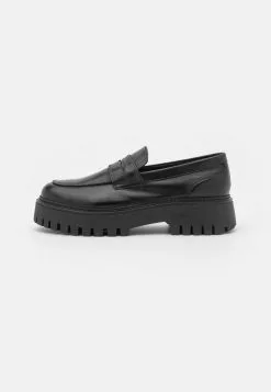 Anna Field LEATHER - Slipper - Black