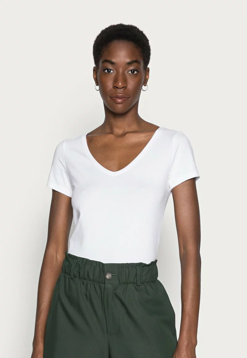 Anna Field 2 PACK - T-Shirt Basic - White/black 4 Anna Field 2 PACK - T-Shirt Basic - White/black – Bild 2