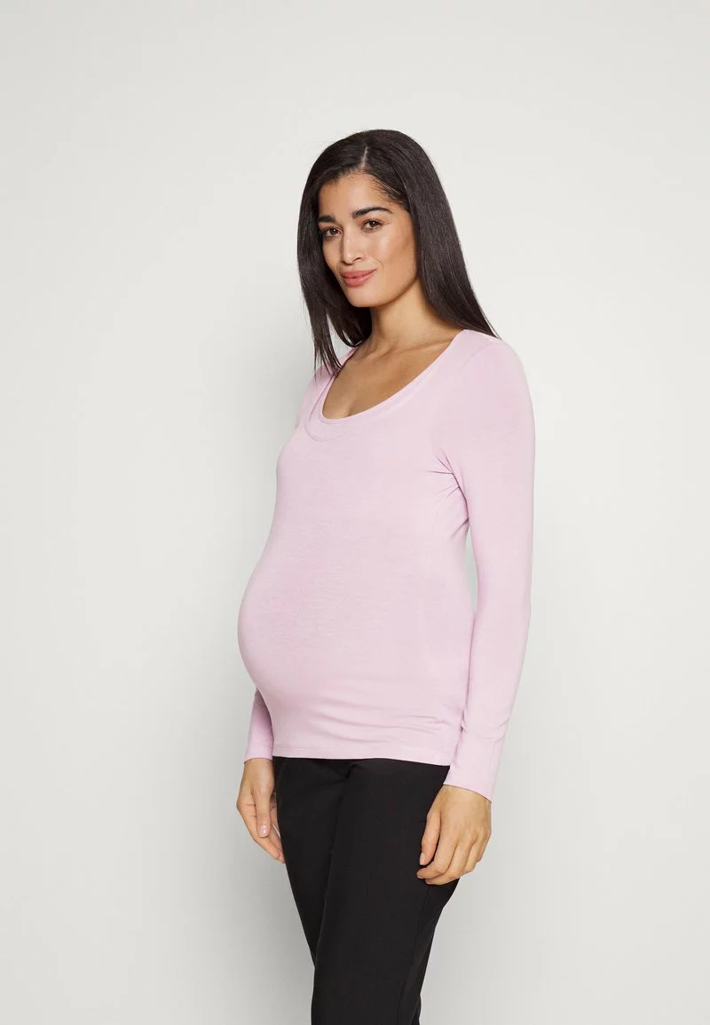 Anna Field MAMA MATERNITY BASIC LONGSLEEVE 2 PACK - Langarmshirt - Pink/light Green 6 Anna Field MAMA MATERNITY BASIC LONGSLEEVE 2 PACK - Langarmshirt - Pink/light Green – Bild 4