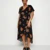 Anna Field Curvy WRAP DRESS HIGH LOW HEM - Freizeitkleid - Black 1 Anna Field Curvy WRAP DRESS HIGH LOW HEM - Freizeitkleid - Black -Anna Field Geschäft 5a8f0cde2cb842928169b614b09cef64