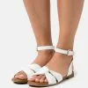 Anna Field LEATHER - Riemensandalette - White -Anna Field Geschäft 65f71475f2224e66a61b2f361dd7676d