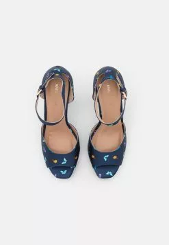 Anna Field Plateausandalette - Dark Blue -Anna Field Geschäft 6890f4c62fcf4b1eb417811923c74593