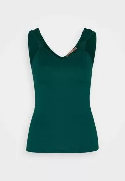 Anna Field Top - Dark Green -Anna Field Geschäft 7cd8661214964bc58574bac9ca063421