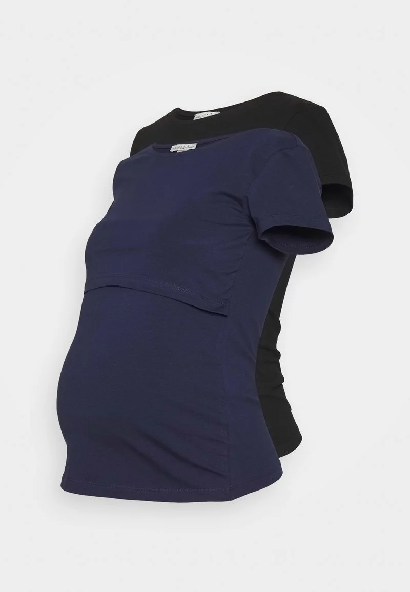Anna Field MAMA NURSING 2er PACK - Basic T-shirt - T-Shirt Basic - Dark Blue/black 8 Anna Field MAMA NURSING 2er PACK - Basic T-shirt - T-Shirt Basic - Dark Blue/black – Bild 6