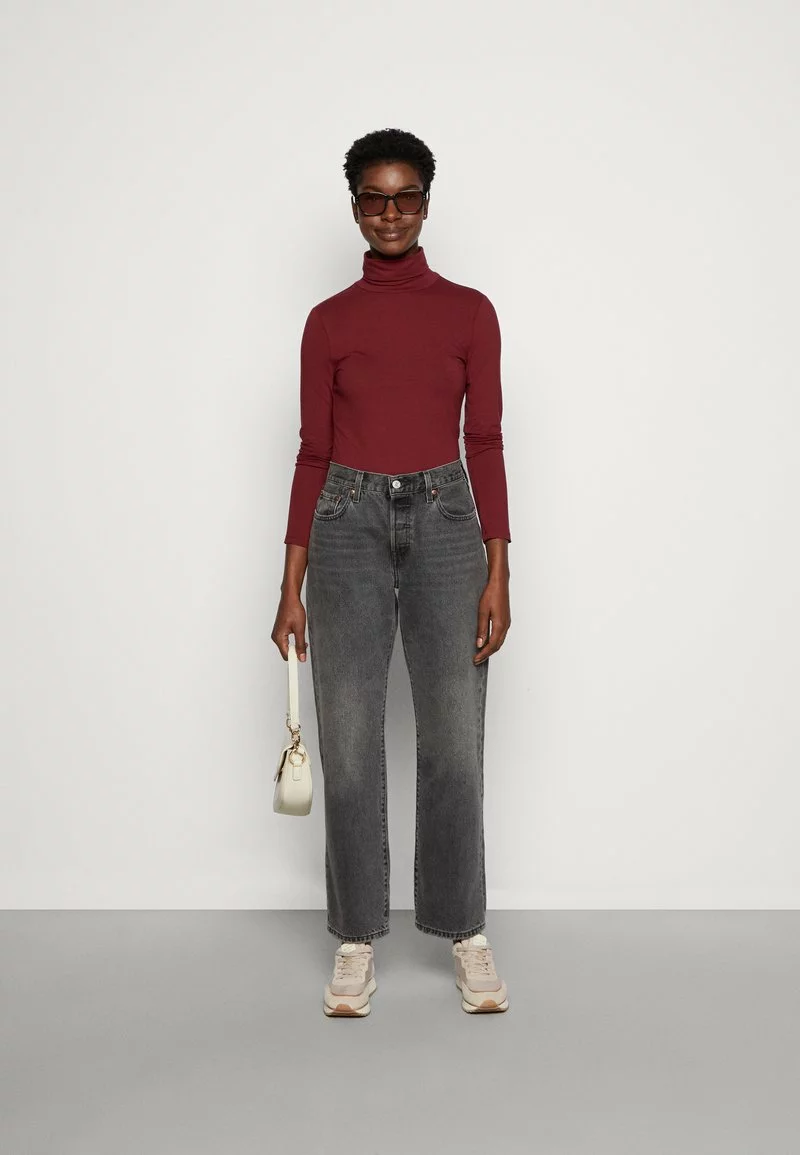 Anna Field Langarmshirt - Dark Red 4 Anna Field Langarmshirt - Dark Red – Bild 2