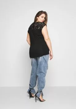 Anna Field Curvy T-Shirt Print - Black -Anna Field Geschäft 8820986570b64dd2826cbd0895a561d4