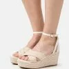 Anna Field Wide Fit Plateausandalette - Beige