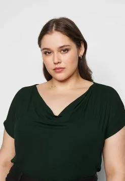 Anna Field Curvy T-Shirt Print - Dark Green -Anna Field Geschäft 93299adf77e849a1a3fcda301ab39504