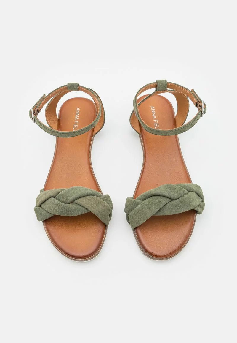 Anna Field LEATHER - Riemensandalette - Khaki 8 Anna Field LEATHER - Riemensandalette - Khaki – Bild 6