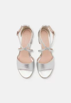 Anna Field LEATHER - Riemensandalette - Silver 13 Anna Field LEATHER - Riemensandalette - Silver -Anna Field Geschäft ad4586f9c45b4026bff4d4a8f342495d