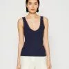 Anna Field Top - Dark Blue -Anna Field Geschäft b316a13cb1c8422a8df5a06a58abf01a