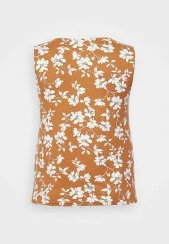 Anna Field Curvy Top - Brown/white -Anna Field Geschäft b6af507c11cf493299becb9ab995c40a