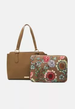 Anna Field SET - Notebooktasche - Brown