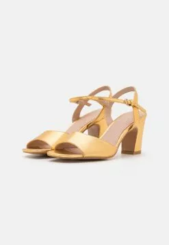 Anna Field LEATHER - Riemensandalette - Gold -Anna Field Geschäft c3f758e431724685a160139e20386282