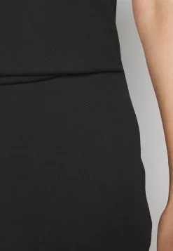 Anna Field Petite DRAPPED NECKLINE SMART BODYCON SLEEVELESS MINI DRESS - Jerseykleid - Black -Anna Field Geschäft c5a8b3e2405f4b72b874a59f71d5803b