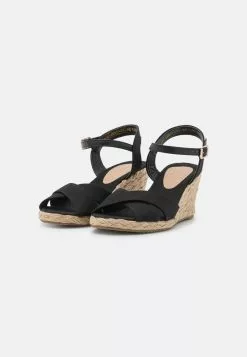 Anna Field Keilsandalette - Black -Anna Field Geschäft d8fa1b5328644e74bb62aa03513074fd