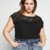 Anna Field Curvy T-Shirt Print - Black -Anna Field Geschäft db773c3a4963469daea7ceb259150bb3