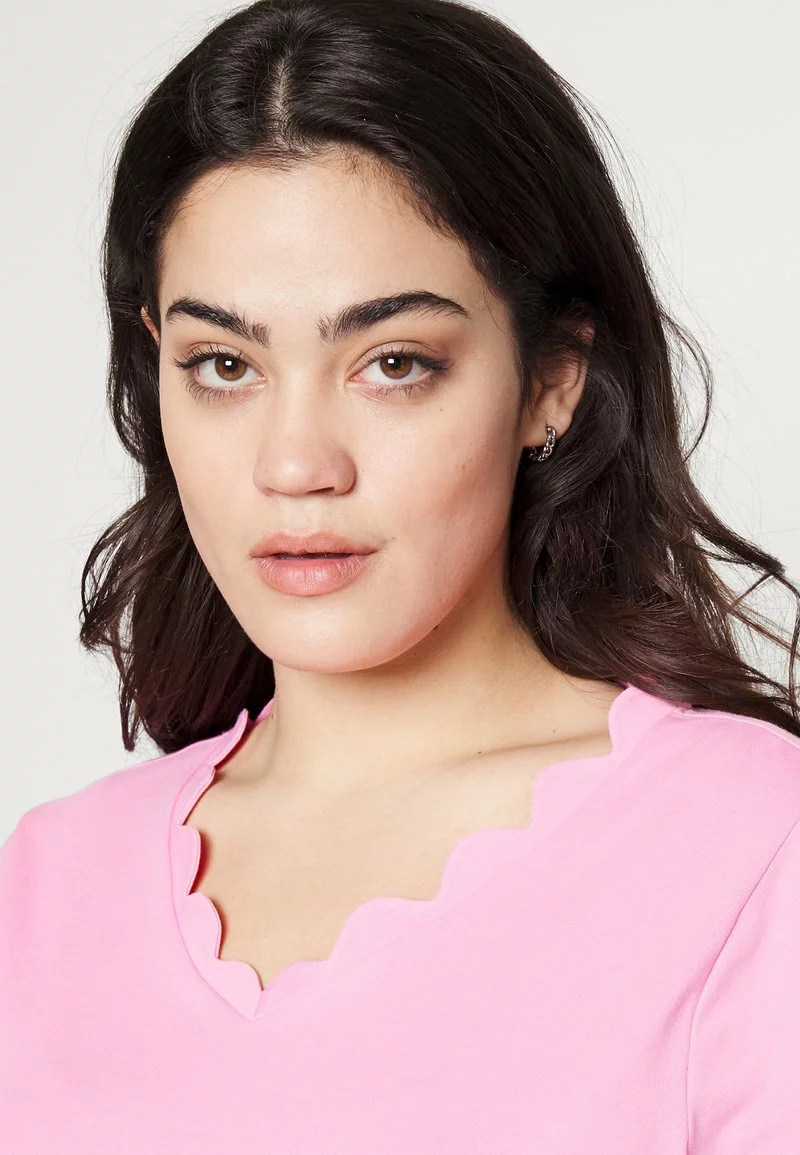 Anna Field Curvy T-Shirt Print - Pink 6 Anna Field Curvy T-Shirt Print - Pink – Bild 4