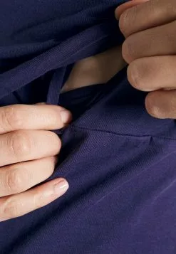 Anna Field MAMA MATERNITY LONG TEE - T-Shirt Basic - Dark Blue -Anna Field Geschäft ed6fc839d3f743288f6ed99d03a4f475