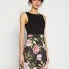 Anna Field Jerseykleid - Black/black/pink -Anna Field Geschäft f35b3cb103f940ccb926f866a823f101