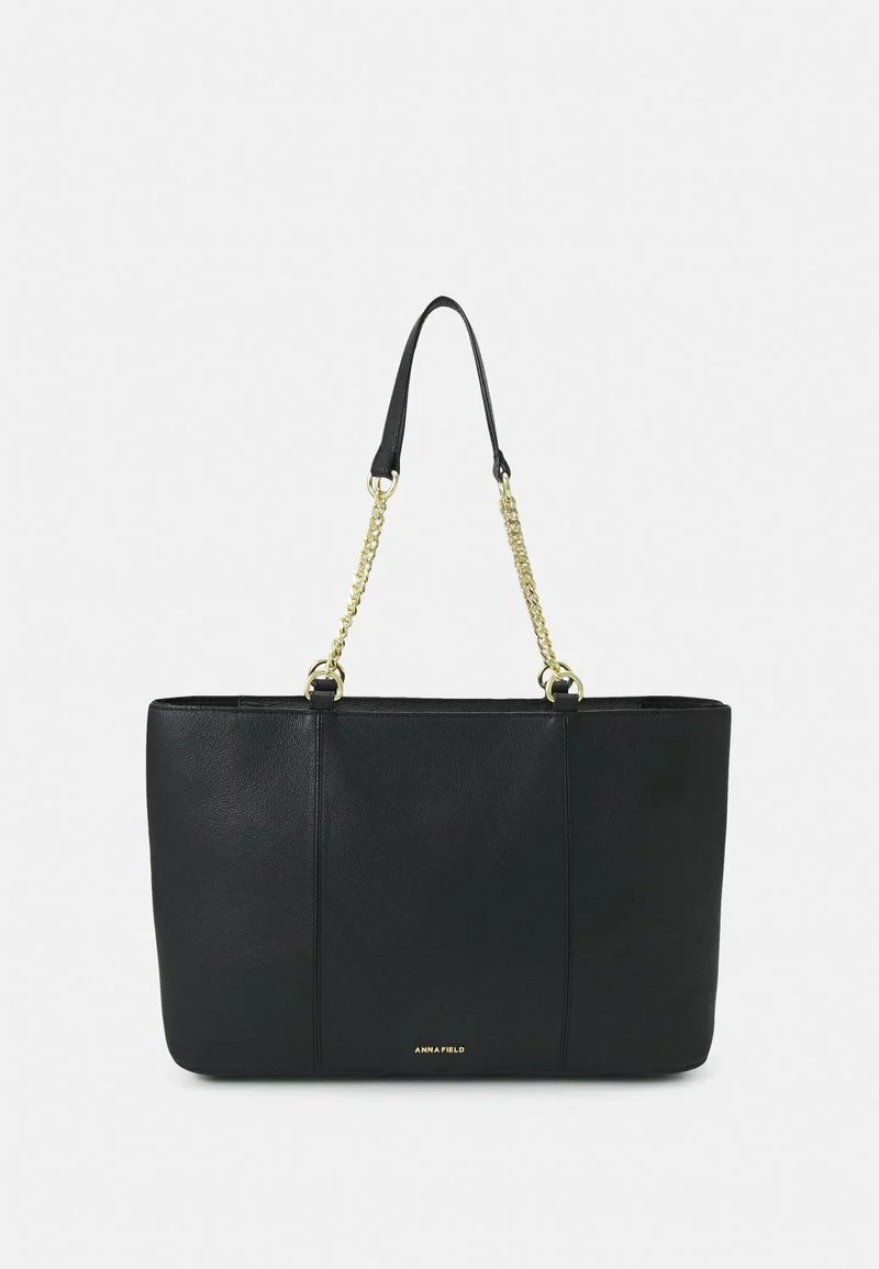 Anna Field LEATHER - Shopping Bag - Black 3 Anna Field LEATHER - Shopping Bag - Black