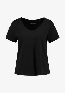 Anna Field T-Shirt Basic - Black -Anna Field Geschäft f7cb69534331411db45d95df342bc5bb